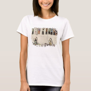 T-shirt "Alisando a dança do lugar" (tinta no papel)
