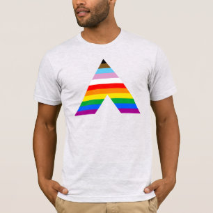 T-Shirt Ally do Orgulho de Progresso