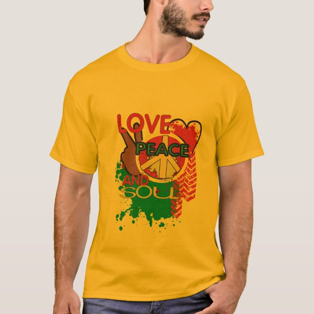 T-SHIRT ALMA DA PAZ LUV (Frente)