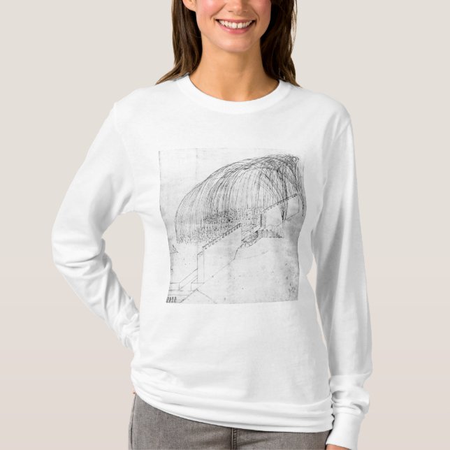 T-shirt Almofarizes que ateiam fogo a pedras sobre uma (Frente)