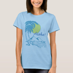 T-shirt Aloha design havaiano tropical