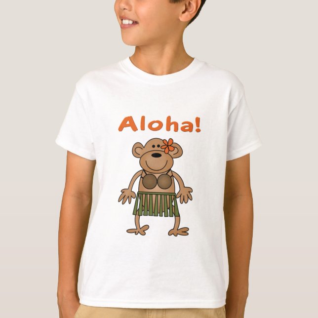 T-shirt Aloha Monkey (Frente)