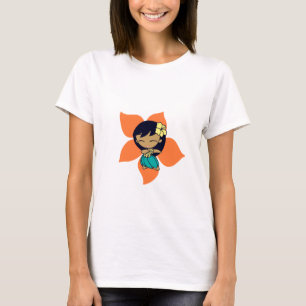 T-shirt "Aloha T das senhoras dos méis" no amarelo