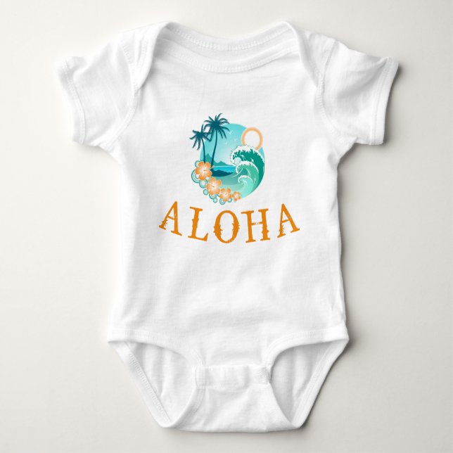 T-shirt Aloha Tropical Tee (Frente)
