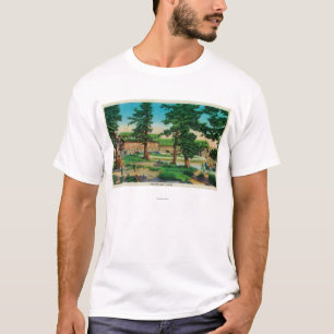 T-shirt Alojamento do lago crater e lago velho