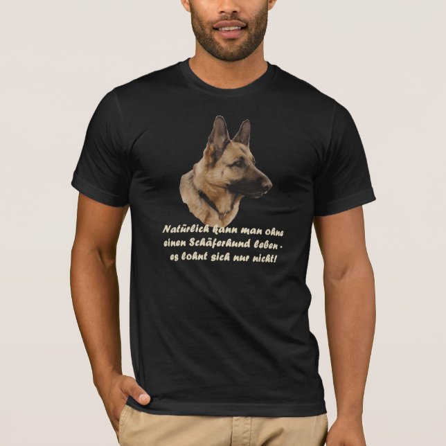 T-shirt alpargata “cão pastor " (Frente)
