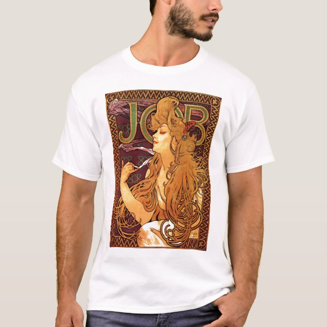 T-shirt Alphonse Mucha (Frente)