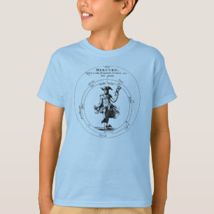 T-shirt Alquimia e Mercúrio com Caduceus