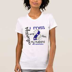 T-shirt ALS sempre mim senhorita Meu Marido 3
