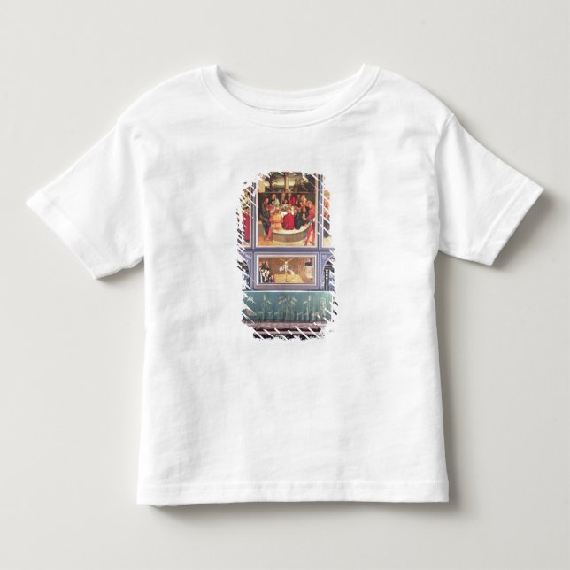 T-shirt Altar com um Triptych que descreve (Frente)