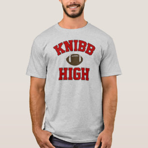 T-shirt alto do futebol de Knibb