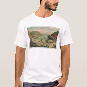 T-shirt Altoona, Pensilvânia, o Curv em ferradura famoso