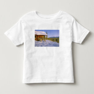 T-shirt aluguer de cabine USFS Schnauss no Inverno com vis