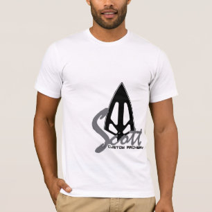 T-shirt ALVO feito sob encomenda do tiro ao arco de Scott