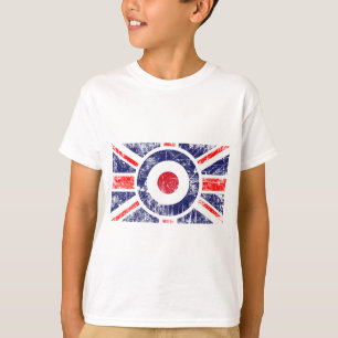 T-shirt Alvo Rodado Mods Reino Unido União Jack