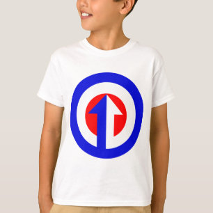 T-shirt Alvo & seta modernos
