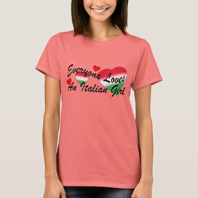 T-shirt Ama Garota Italiana I (Frente)