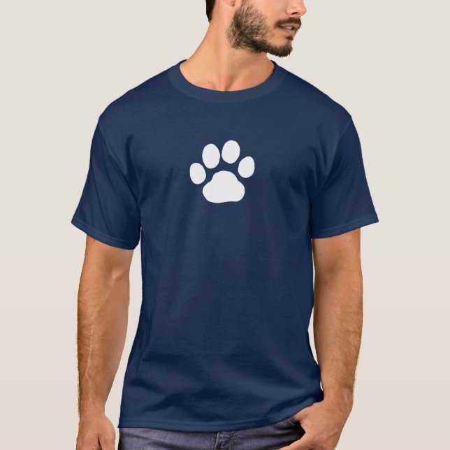 T-shirt Amante canino legal grande do impressão | da pata (Frente)