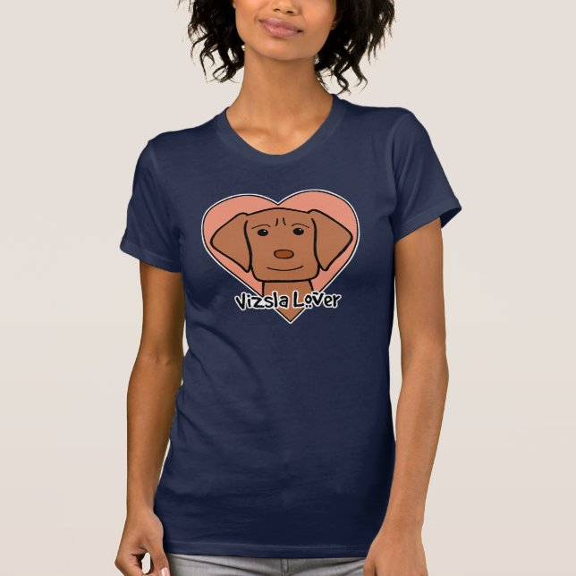 T-shirt Amante de Vizsla (Frente)