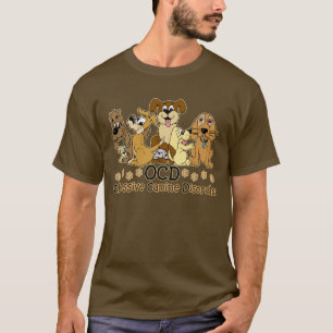 T-shirt Amante do cão de OCD