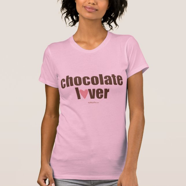 T-shirt Amante do chocolate (Frente)