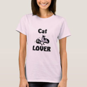 T-shirt Amante do gato