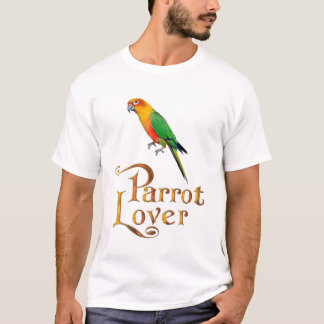 T-shirt Amante do papagaio