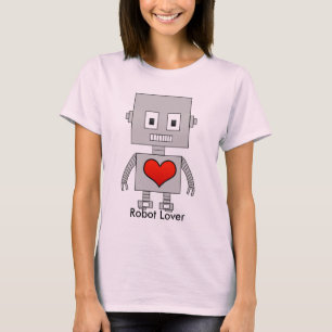T-shirt Amante do robô