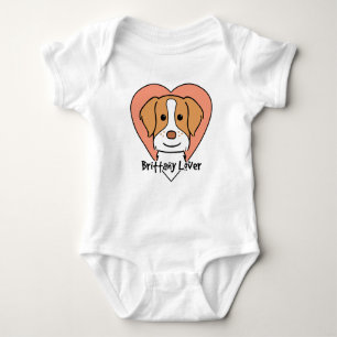 T-shirt Amante do Spaniel de Brittany