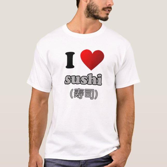 T-shirt Amante do sushi (Frente)