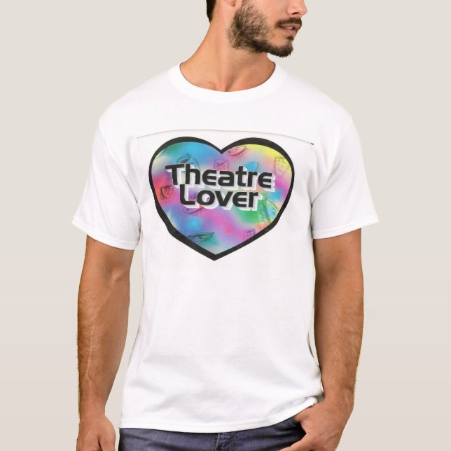 T-shirt Amante do teatro (Frente)