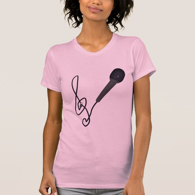 T-shirt amante musical (Frente)