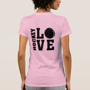 T-shirt Amantes de Hóquei em Campo, Pentes de Hóquei Cruza