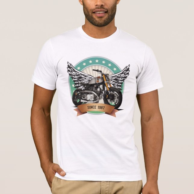 T-shirt Amantes do velomotor (Frente)