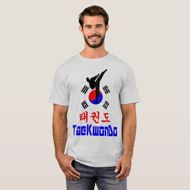 T-shirt ▪ ☯ ✔ Amar Arte Marcial Coreana TaeKwonDo (Frente Completa)