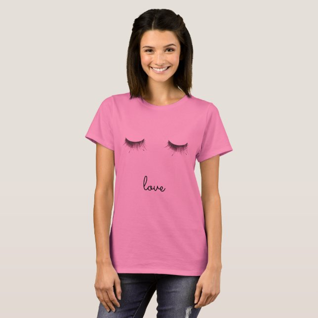 T-shirt Amar Eyelashes (Frente Completa)