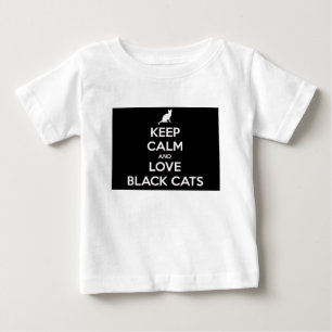 T-shirt Amar Gatos Negros