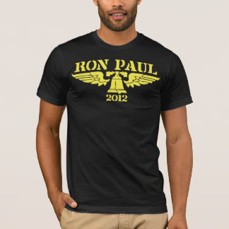 T-shirt Amarelo da liberdade de Ron Paul