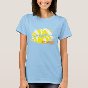 T-shirt Amarelo da zebra