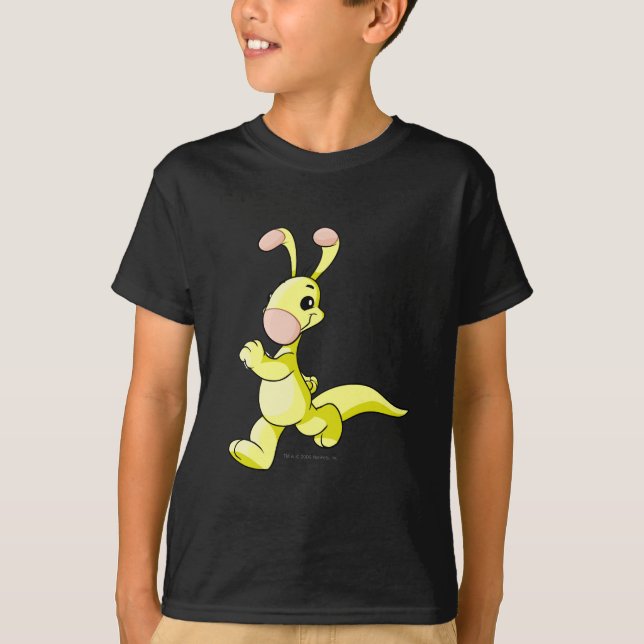T-shirt Amarelo de Blumaroo (Frente)