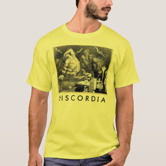 T-shirt amarelo de Discordia