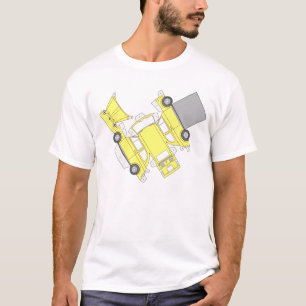T-shirt Amarelo de Fiat 500