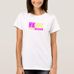 T-shirt Amarelo e rosa de HKNYC