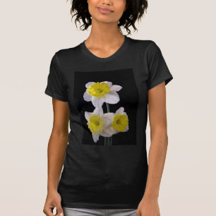 T-shirt Amarelo no Daffodil Branco
