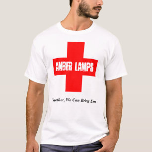 T-shirt ambarino das lâmpadas