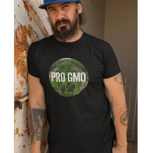 T-shirt Ambiente agrícola científico pró-OGM