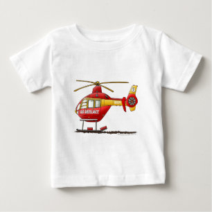 T-shirt Ambulância médica do helicóptero do salvamento 