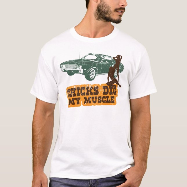 T-SHIRT AMC 1968 AMX (Frente)