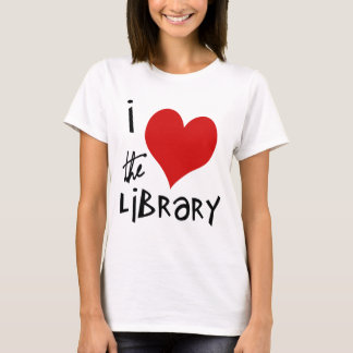 T-shirt Ame a biblioteca