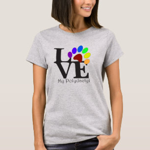 T-shirt AME A Minha Teia Polidátil Ringer